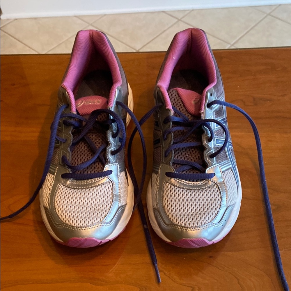 Asics Women's Shoes - Gray and Pink